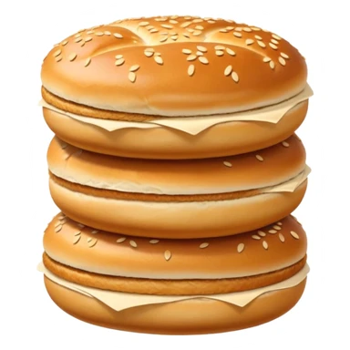 two Kartoffelbrötchen stacked sticker