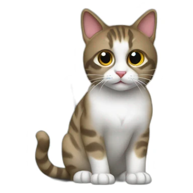 cat edit laptop sticker