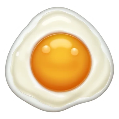 fried egg white only sticker