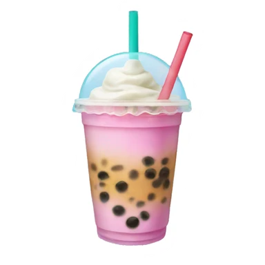 Bubble tea sticker
