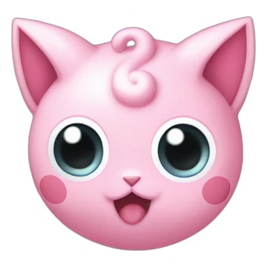 Jigglypuff pokémon sticker
