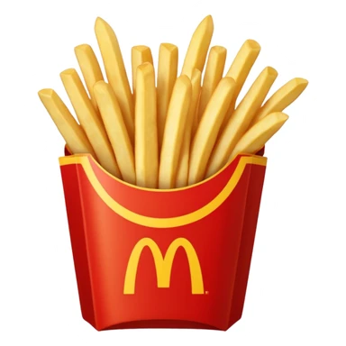 mcdonlad french fries sticker