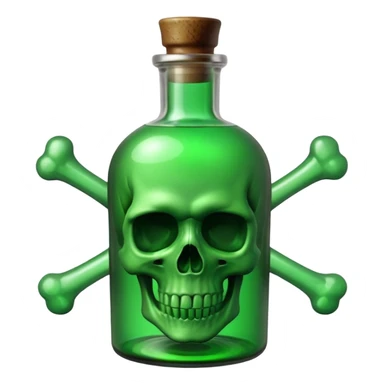 Poison Bottle sticker