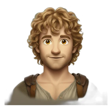 Pippin-hobbit sticker