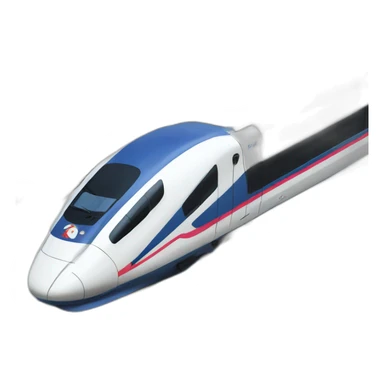 French high speed train sticker