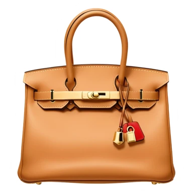 hermes birkin flesh color bag sticker