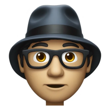 elwood blues from the blues brothers sticker