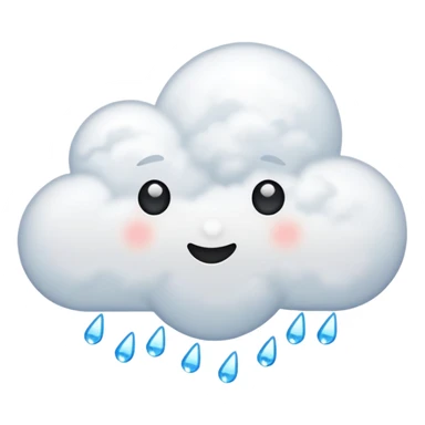 cloud with sparkles  sticker