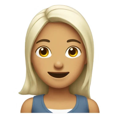 Mujer riendo  sticker