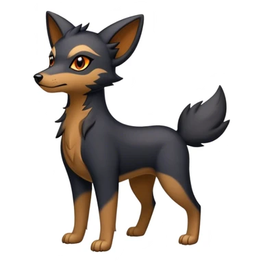 Houndour-Zorua-hybrid full body sticker
