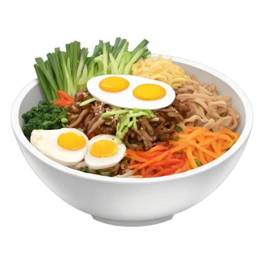 Bibimbap with no egg sticker