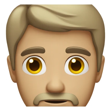 concerned man sticker