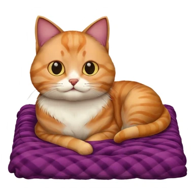 blanket cat sticker