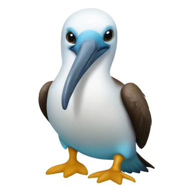 Bluefooted booby sticker