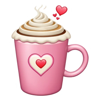 Um café rosa sticker