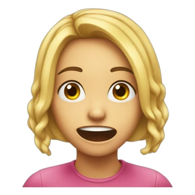 Organic chemistry girl scared sticker