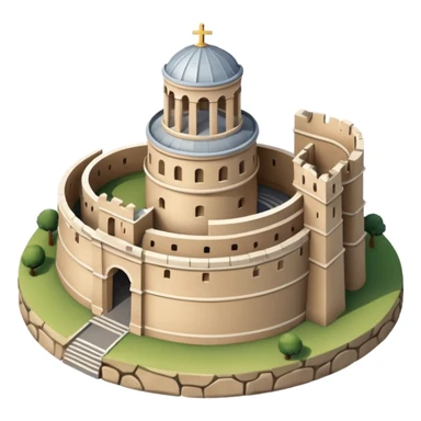 Saint Angel's Castel rome 
no frame, no squared style, no square above
aereal view from up sticker