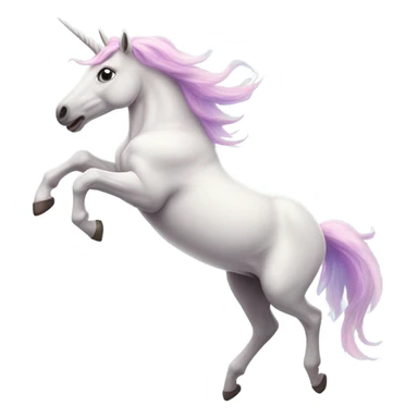 Unicorns jumping sticker