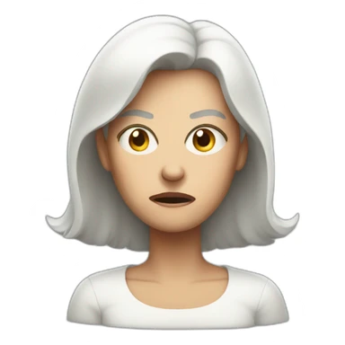 Angry white mother sticker