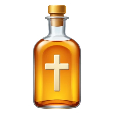 medicine syrup and (cross negative sign above these) sticker