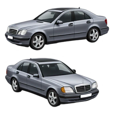 Mercedes voiture classe c sticker