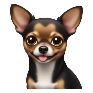 Black and brown chihuahuas that’s fat sticker