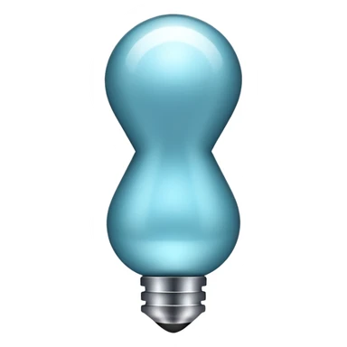 Light blue exclamation mark sticker