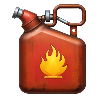 petrol canister sticker