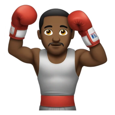 Boxing not black man sticker