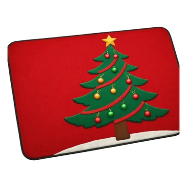 christmas doormat sticker