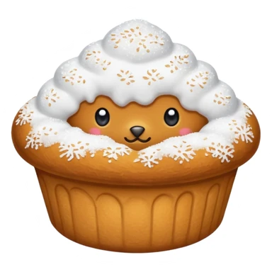 a slovenian traditional donut krof sticker