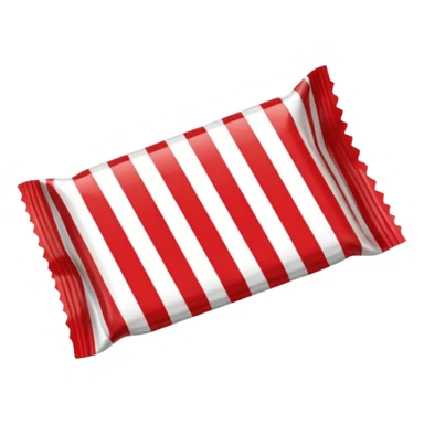 peppermint candy in a wrapper sticker