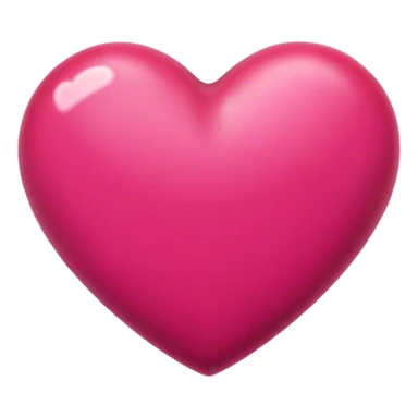 Cerise heart sticker