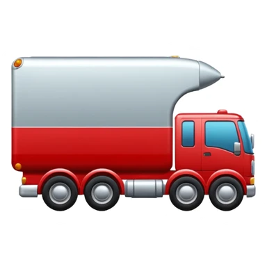 puedes crear unemojis de un camion con remolque sticker