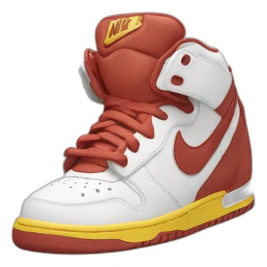 Des chaussures nike sticker