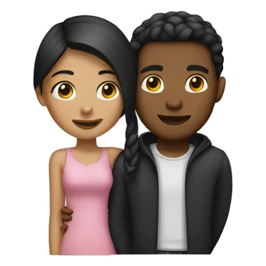 Girl with her Boyfriend  sticker