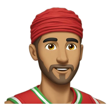 hakimi morocco sticker