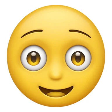 Emoji with reversed crossed eyes sticker