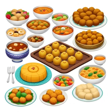 Aidilfitri feast  sticker