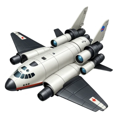 realistic Russian Buran spacecraft sticker