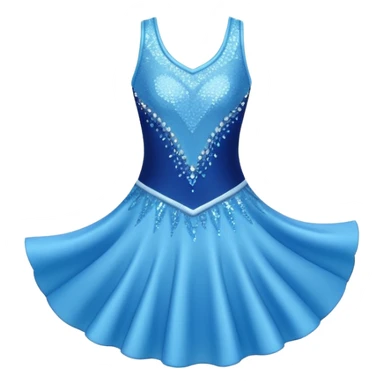 ice skating dress sticker