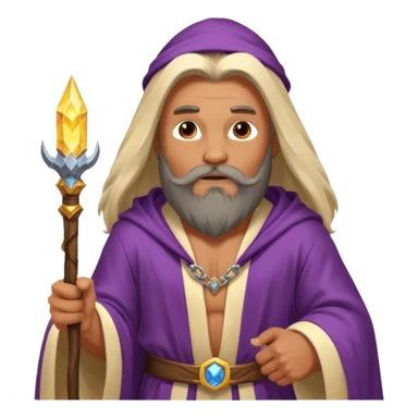 Strong Wizard  with muscles sticker
