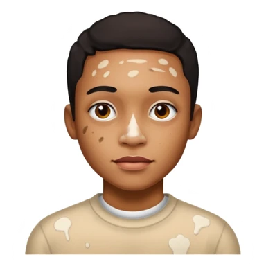 vitiligo no corpo sticker