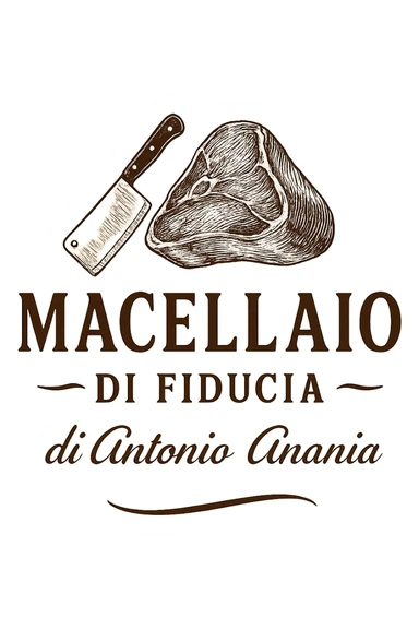 Macellaio chiamato "Macellaio di Fiducia di Antonio Ananìa" sticker