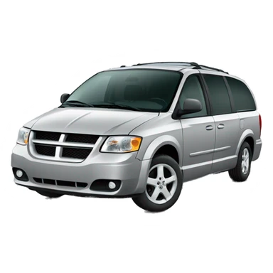 Grey dodge caravan sticker
