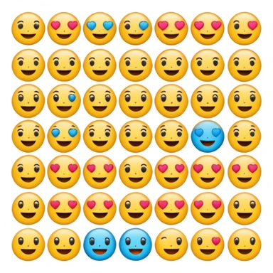 Emojis fofos sticker