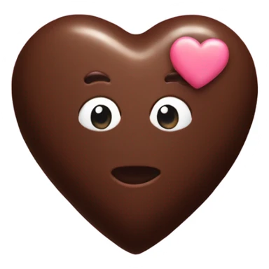 one heart shaped chocolate truffle sticker