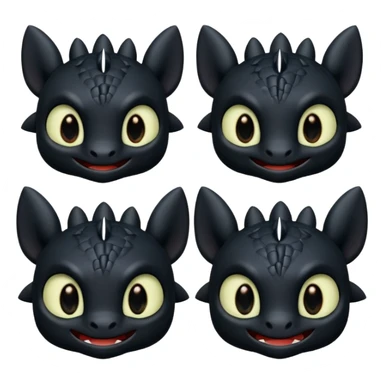 How to train your dragon emoji icons sticker