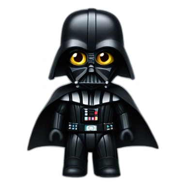 Darth vader with eyes live sticker
