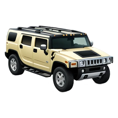 hummer with stone sticker